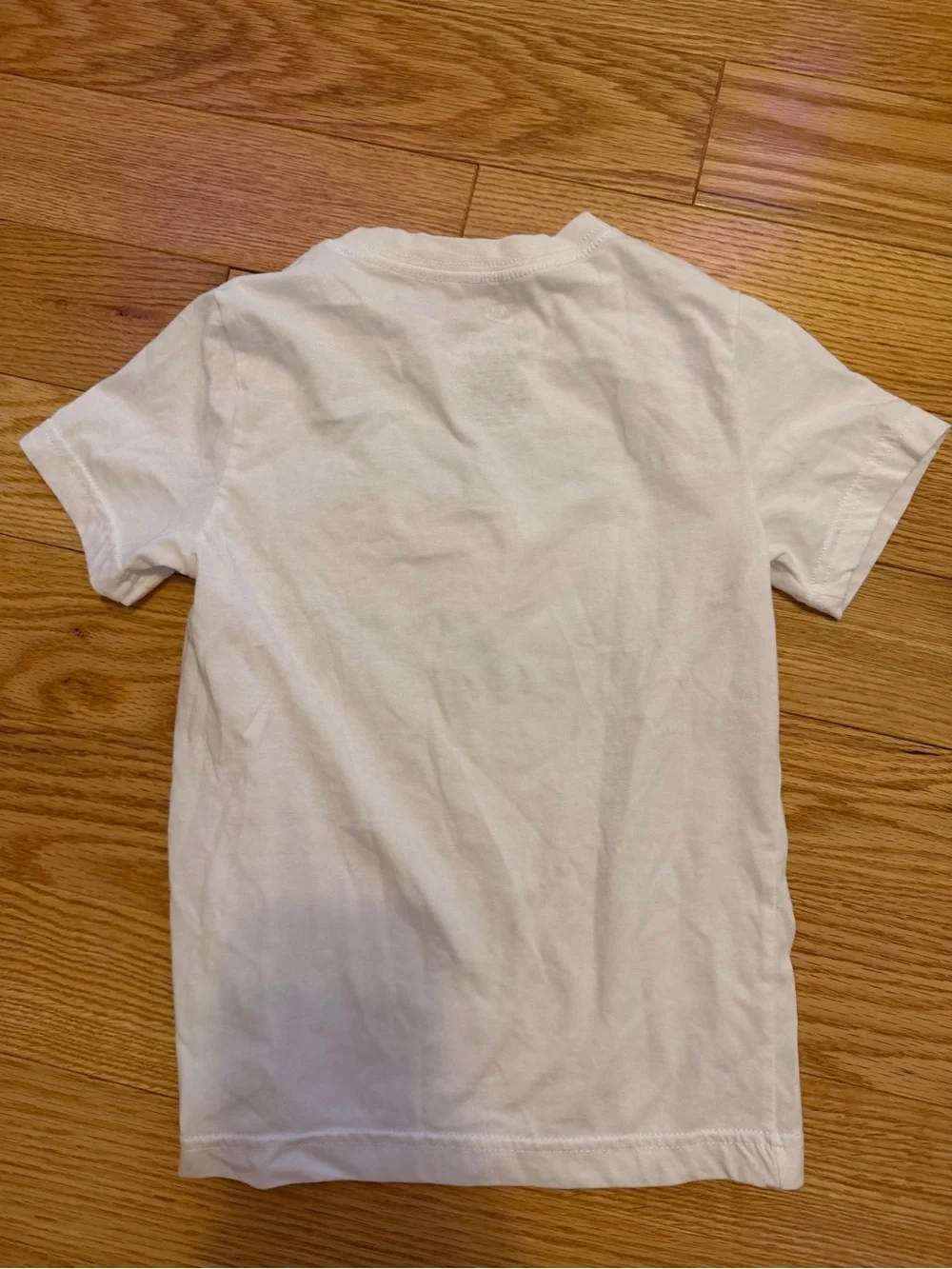 Nike White Tee with Black and Green Graphic